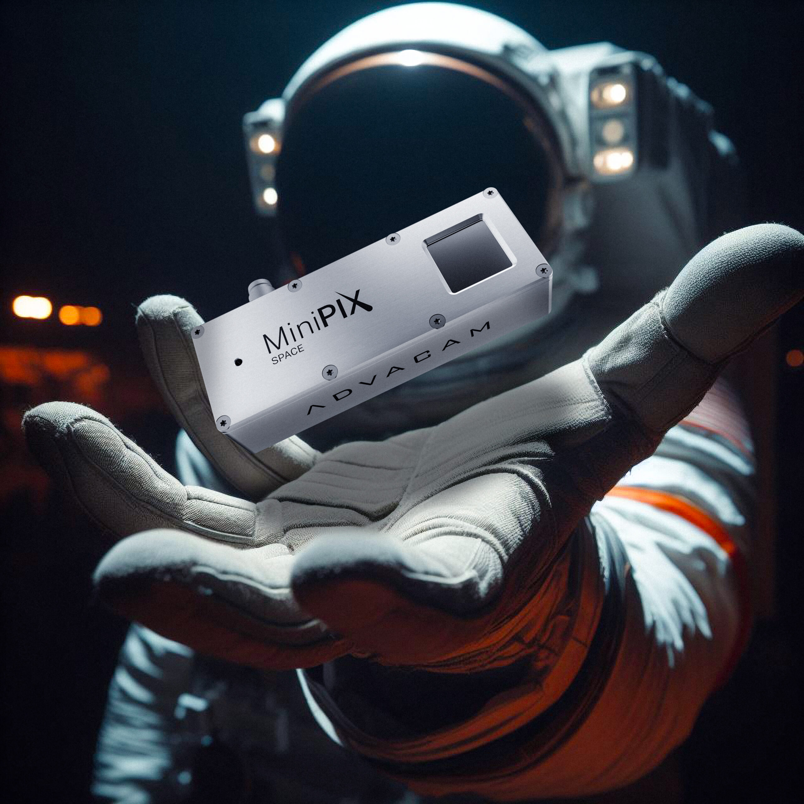 ADVACAM MiniPIX SPACE astronaut
