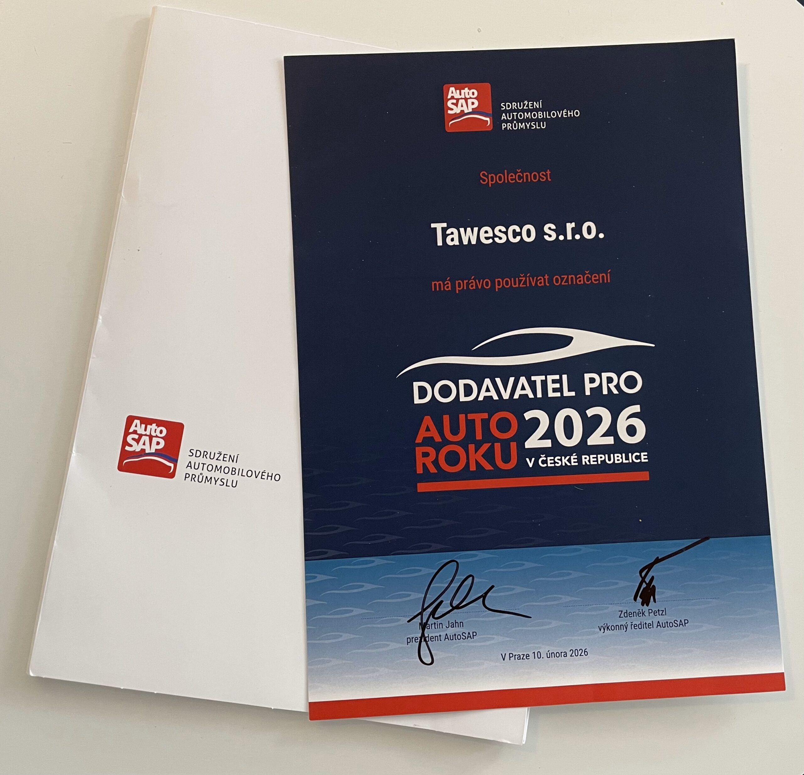 Tawesco - Dodavatel pro Auto roku 2026