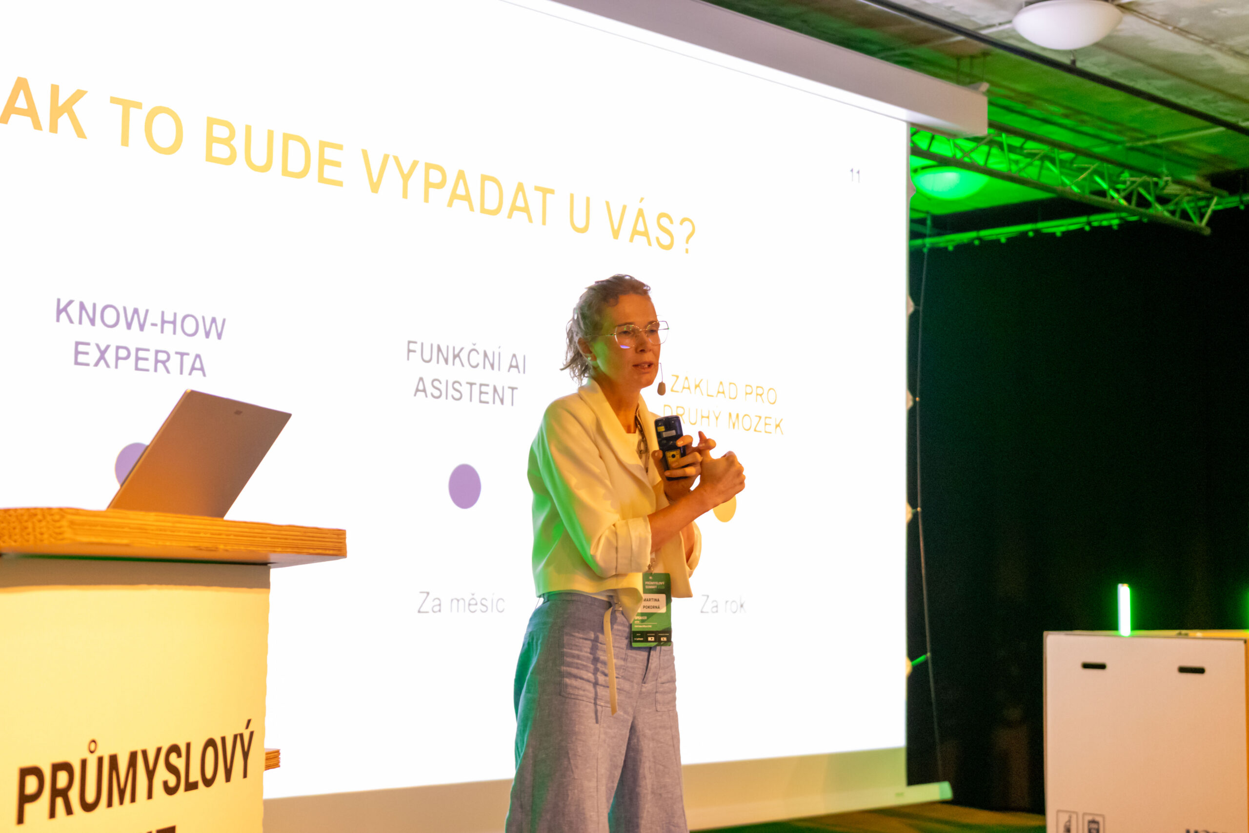 Martina Pokorná z ARTIN na Průmyslovém Summitu 2026