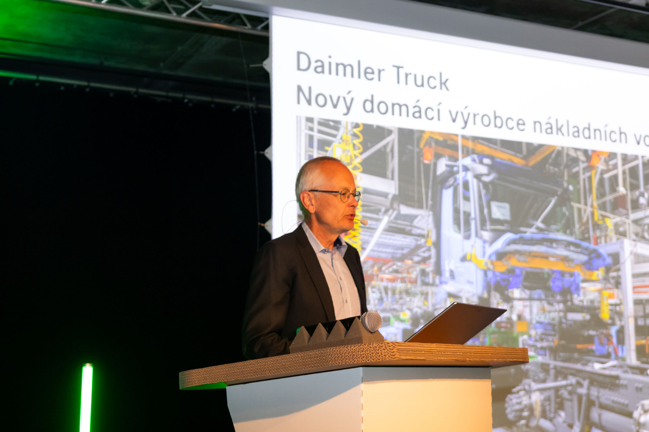 David Chleboun z Daimler Truck CZ na Průmyslovém Summitu 2026