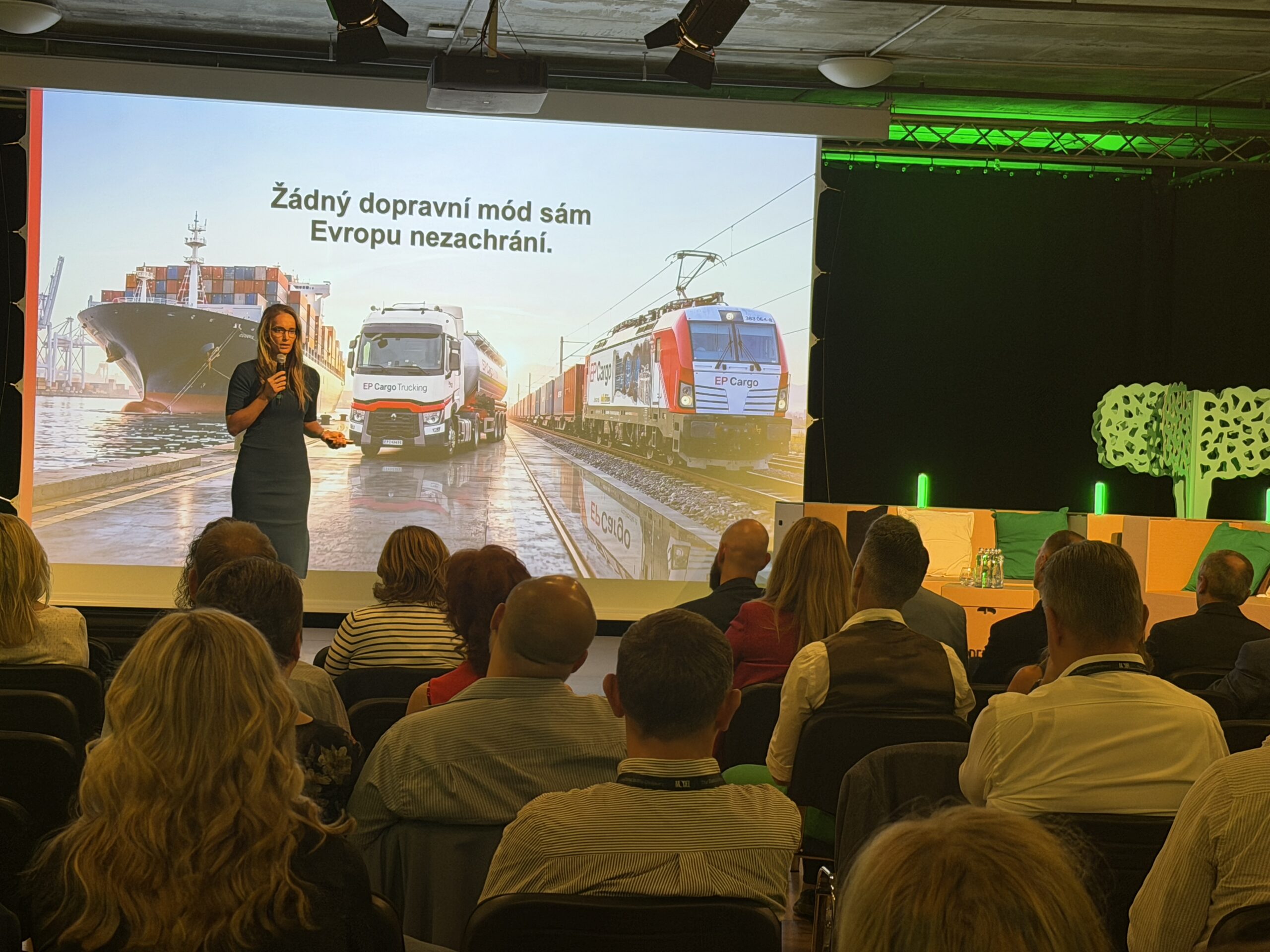 Anna Grufíková z EP Cargo na Průmyslovém Summitu 2026