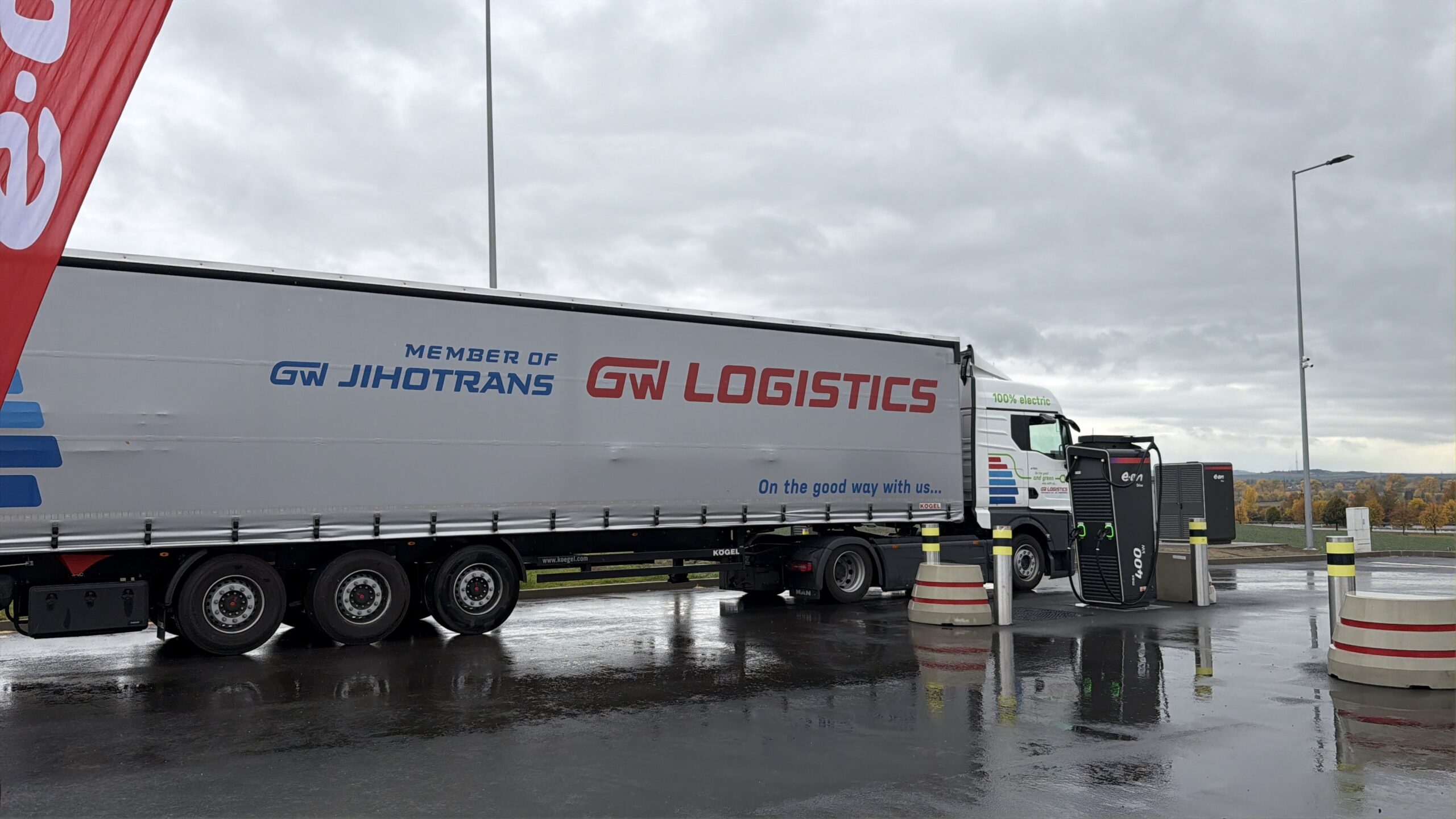 Představení megawattového dobíjení E.ON Drive v Mořicích